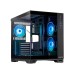 Carcasă PC Chieftec GM-30B-TG-OP Mid Tower ATX fără sursă, Panou din sticlă securizată
