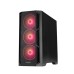Carcasă PC Chieftec GA-01B-L-OP Mid Tower ATX fără sursă, Negru