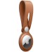 Husa Apple AirTag Leather Loop Saddle Brown Husa Apple AirTag Leather Loop Saddle Brown