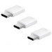 Samsung Micro USB to USB-C Adapter Triple Pack - White Samsung Micro USB to USB-C Adapter Triple Pack - White