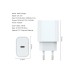 Incarcator Fulmova 25W Cablu USB-C White