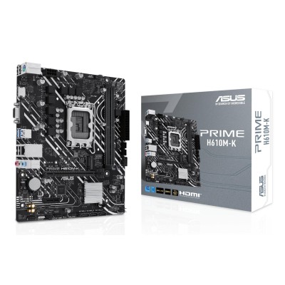Placă de bază ASUS H610 S1700 MATX PRIME H610M-K