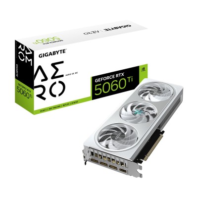 Placă video PCIE16 RTX5060TI 8GB/GV-N506TAERO OC-8GD GIGABYTE