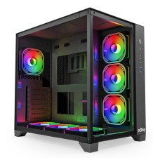 CASE MIDITOWER ATX W/O PSU/AURA CSMD-A000TAU-BL01B NJOY