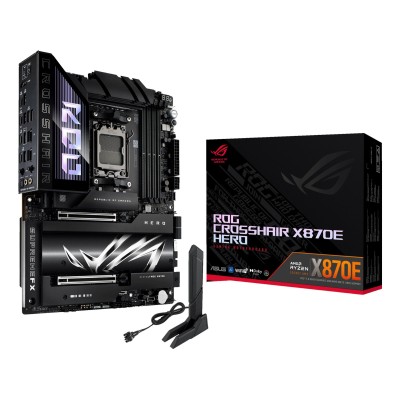 Placă de bază ASUS AMD X870E AM5 ATX ROG CROSSHAIR X870E HERO