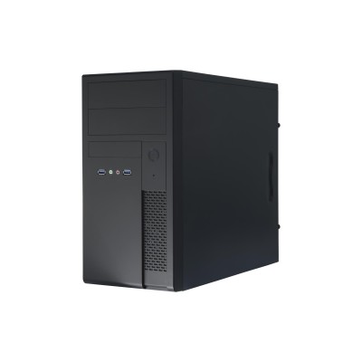 Carcasă PC Chieftec MINITOWER MATX 350W/BLACK XT-01B-350GPB