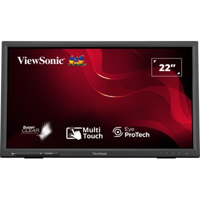 Monitor Viewsonic TOUCH BLACK 22" Full HD TD2223-2