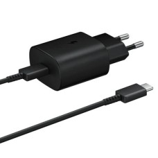 Samsung 25W Black + cablu date USB-C to USB-C Samsung 25W Black + cablu date USB-C to USB-C