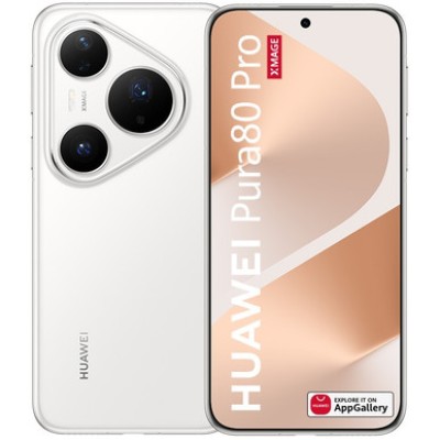 Telefon Huawei Telefon Huawei Pura 80 Pro RAM White PHT18812 Telefon Huawei Telefon Huawei Pura 80 Pro RAM White PHT18812