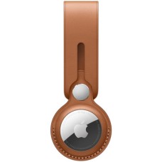 Husa Apple AirTag Leather Loop Saddle Brown Husa Apple AirTag Leather Loop Saddle Brown