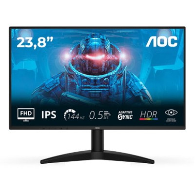 Monitor AOC AOC 24B36X HDMI DP 144Hz 0.5ms Black 23.8" PHT19003
